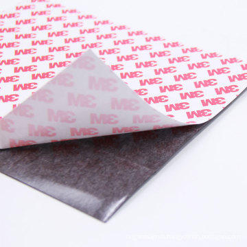 Customized Thin Flexible Rubber Magnet Sheet with adhesive tape